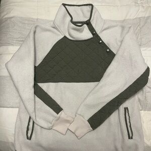 Abercrombie and Fitch asymmetrical fleece